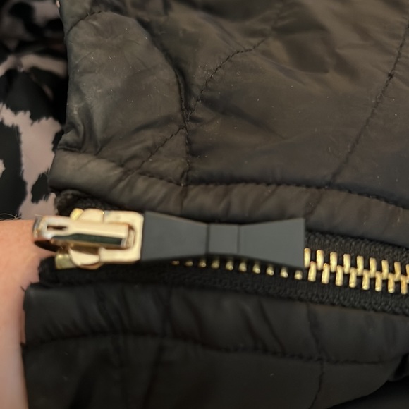 ♠︎ Kate Spade black/leopard reversible jacket - Picture 6 of 8